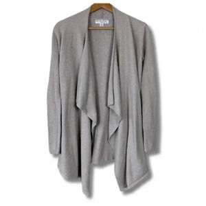 Barefoot Dreams Bamboo Chic Lite Knit Cardigan Sweater Loungewear Small / Medium